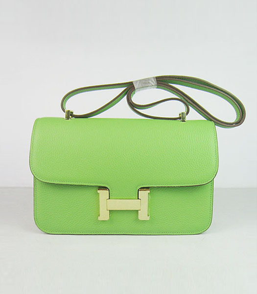 Hermes Constance Togo Leather Bag HSH020 Green Gold